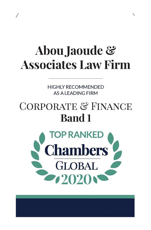 AJA ranked as a <em>Band 1 Firm</em> by Chambers &amp; Partners